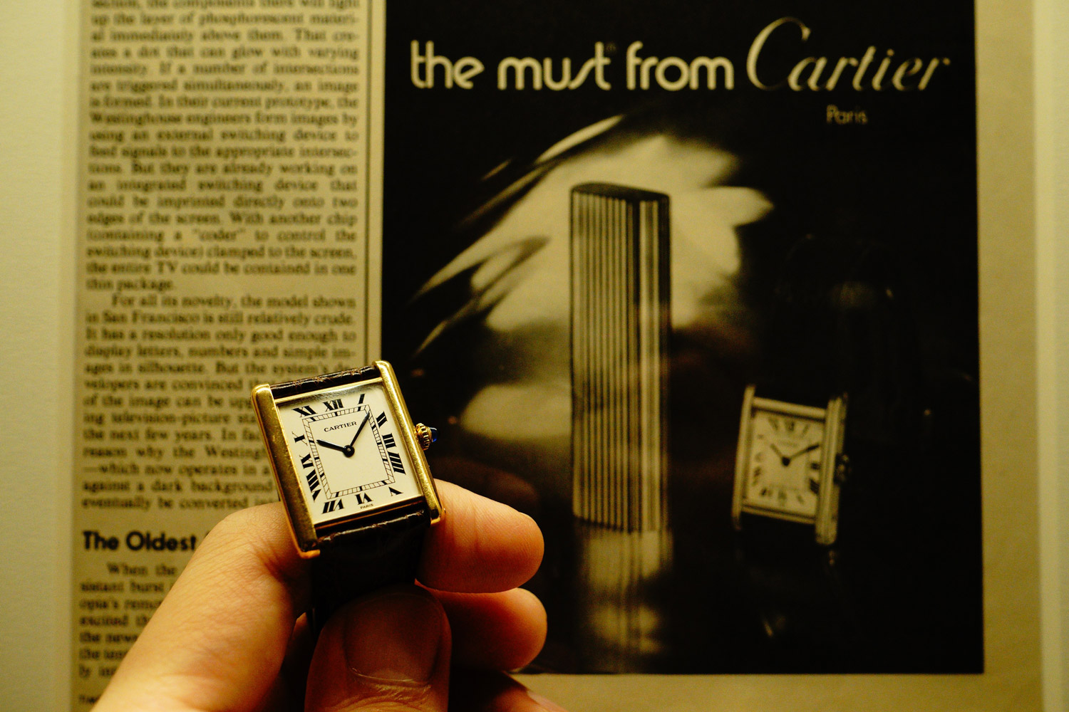 vintage Cartier watch