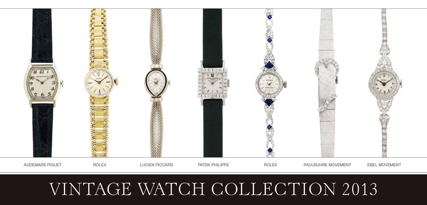 VINTAGE WATCH COLLECTION 2013