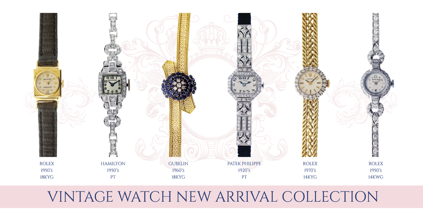 VINTAGE WATCH NEW ARRIVAL COLLECTION