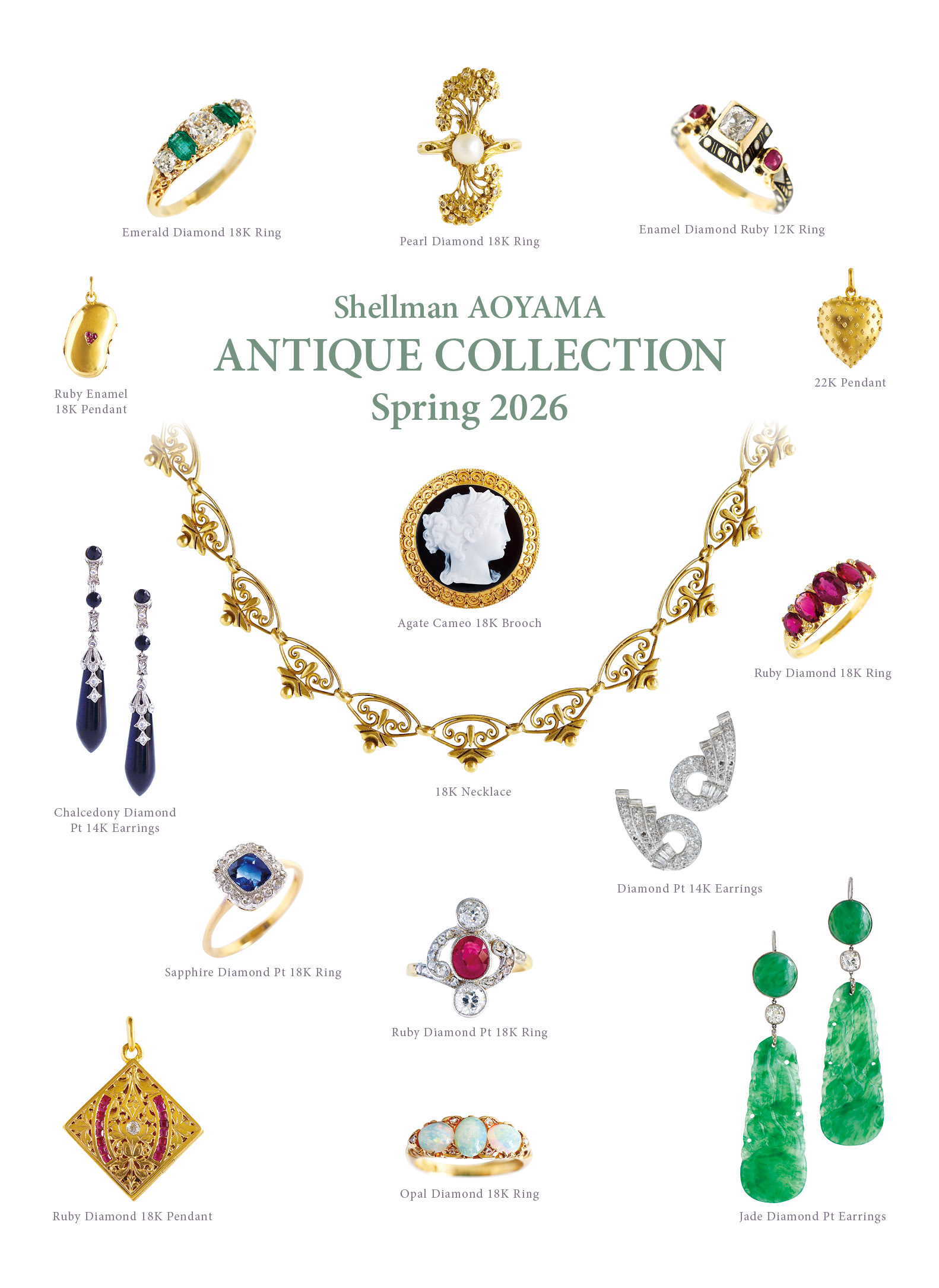 Shellman AOYAMA ANTIQUE COLLECTION SPRING 2026